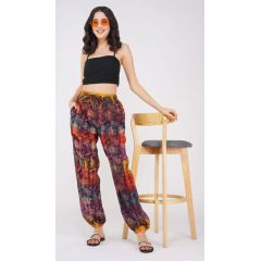 flower harem pant